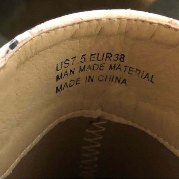 Buckle ARider Girl Ankle Boots Booties - Snakeskin Multi Color Size 7.5 EUR 38 - Picture 5 of 11